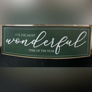 Beautiful brand new never used holiday sign